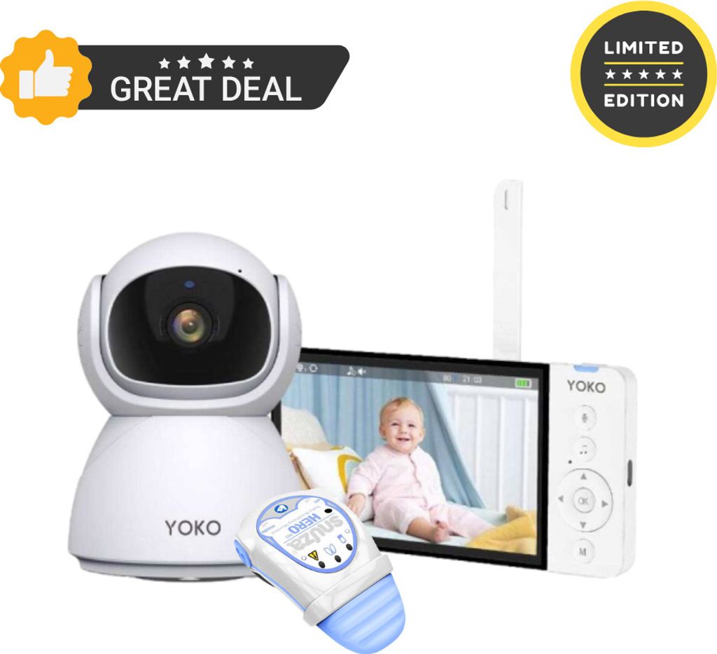 Elektronisches Babyphone YOKO X5 mit Atmungsmonitor SNUZA HERO MD