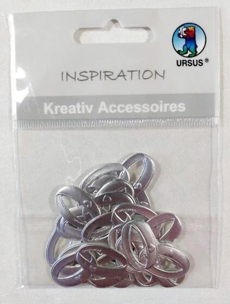 Kreativ Etikett Mini Trauringe Silber Bae 56410014K 20Stück