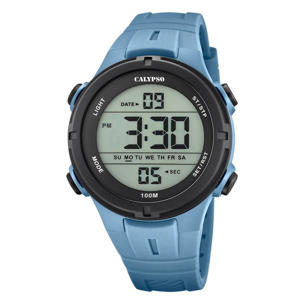 Calypso Orologio Analogico Gomma Blu UK5837/1 - Robusto e Leggero