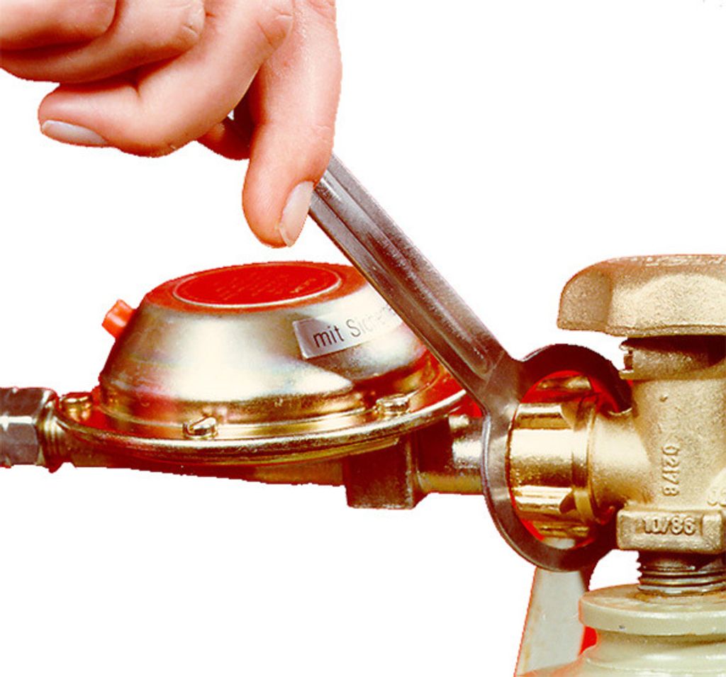 Metall Gasflaschenschlüssel Gasreglerschlüssel Reglerlöser GAS Camping Caravan