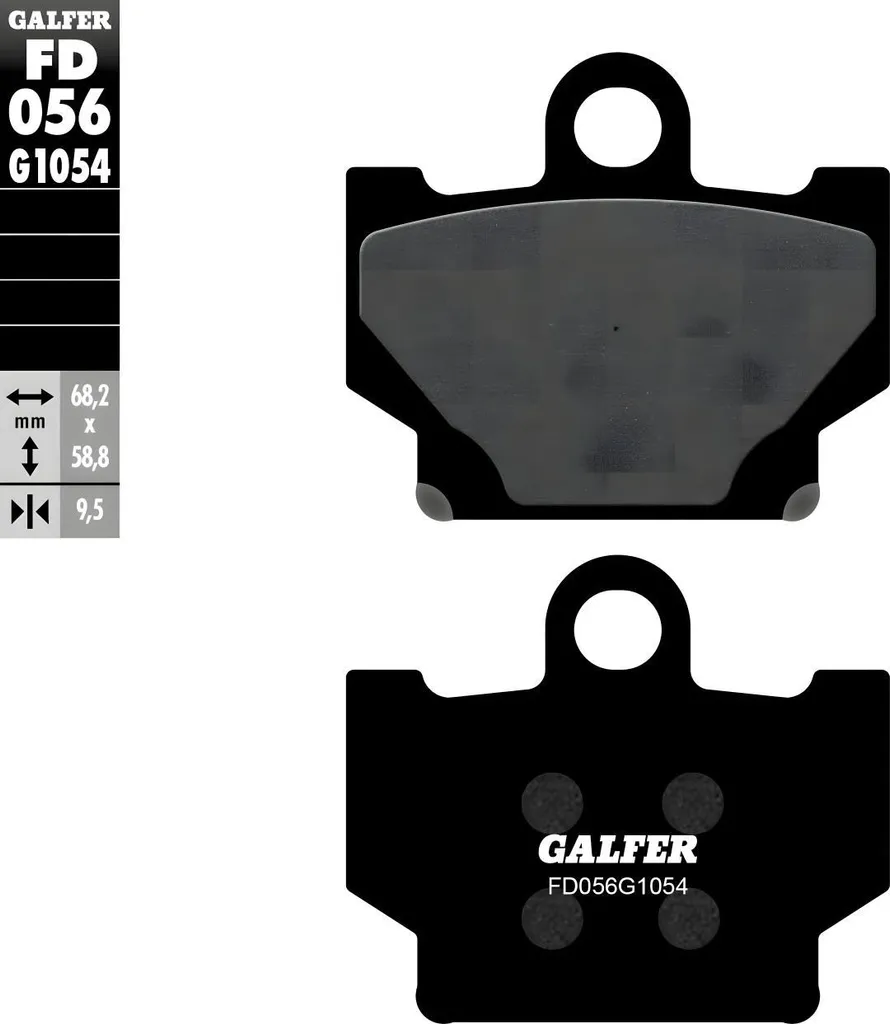 Plaquettes Galfer FD056 : Éliminez les bruits de freinage Yamaha RD XJ