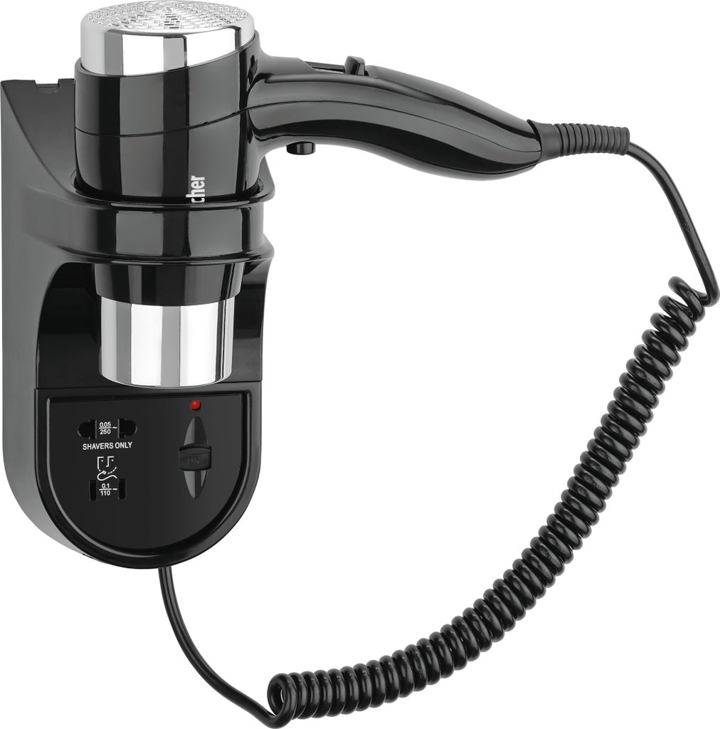 Bartscher Hotel Haartrockner 1600SR Fön 850042 Wandhalterung