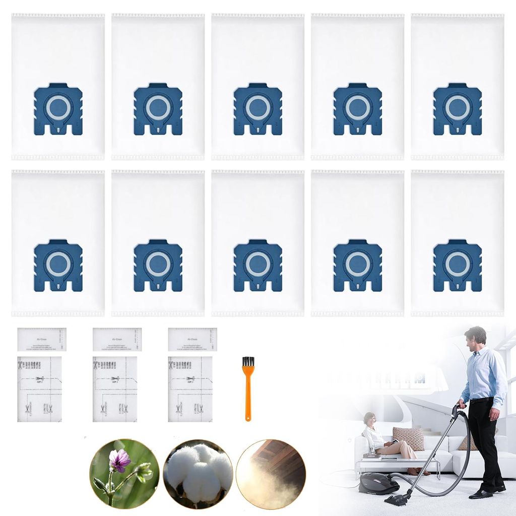 10 Stück Staubsaugerbeutel 3D Efficiency für Miele GN Produktbild 