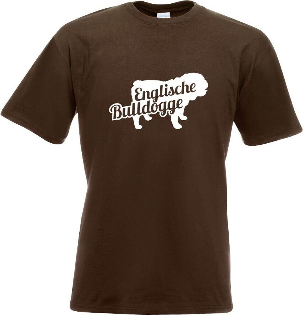 Kiwistar - T-Shirt - Chocolate - Englische Bulldogge Herren Funshirt Bedruckt Design Sprüche Spruch Motive - mit Motiv Bedruckt - Funshirt Design ...