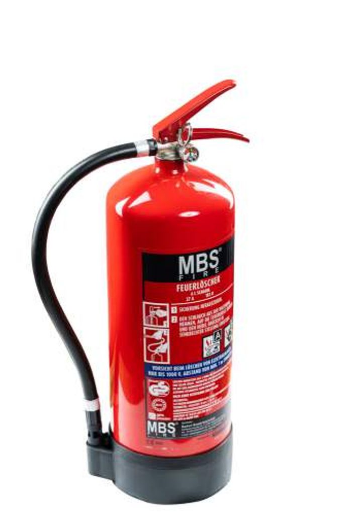 HausundWerkstatt24 6l Feuerlöscher Schau Blau 6L AB 6LE It Halterung