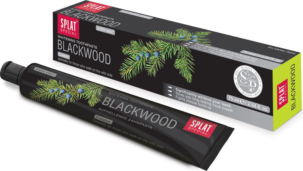 3x Splat Blackwood Whitening Zahnpasta 75ml (3x 75ml) Produktbild 
