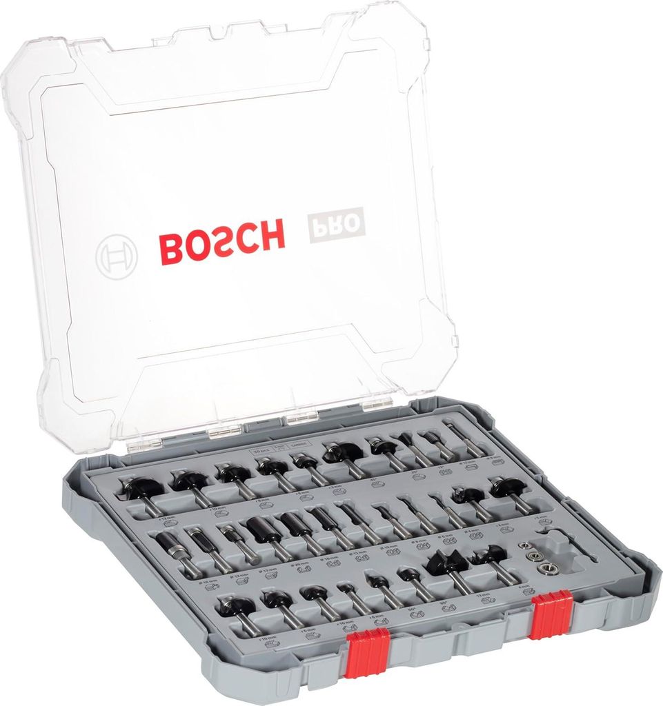 Bosch 2607017475 Bosch Zmiešaná sada fréz 30 ks. Obrázok produktu 