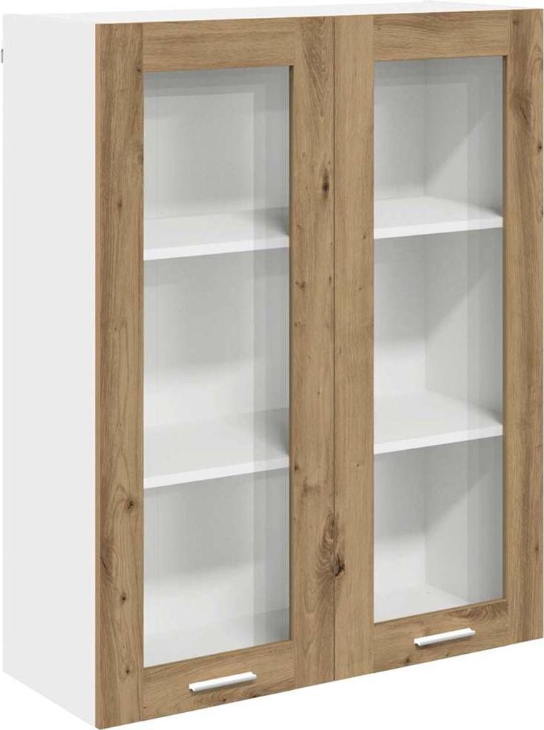 vidaXL Hängeschrank Artisan-Eiche 80 x 31 x 100 cm Holzwerkstoff