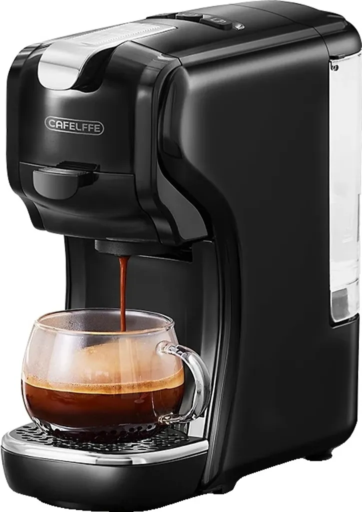 Machine à café espresso à capsules 19 bars Cafelffe double tasse Noir