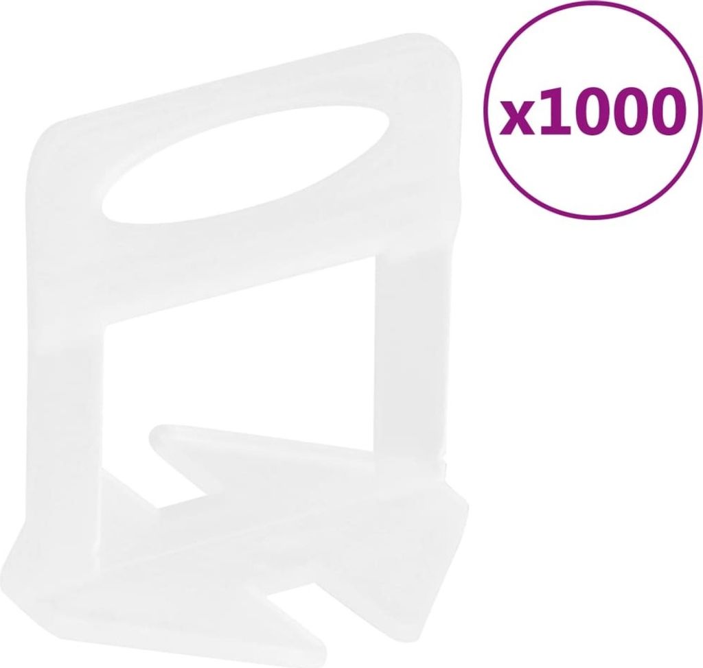 Fliesen-Nivellierclips 1000 Stk. 1,5 mm