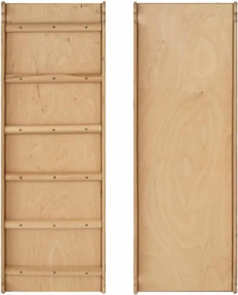 Toboggan double face en bois Woodiko : glisse et escalade pour la maison