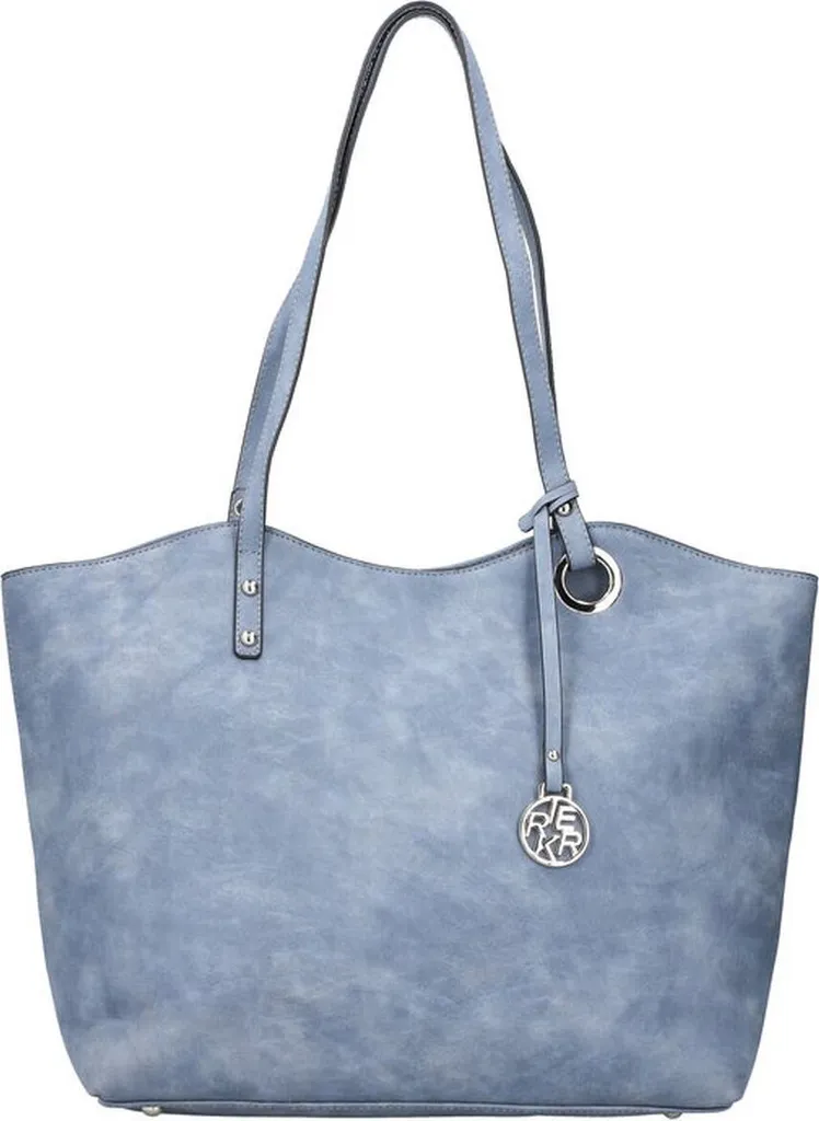 Sac shopping Rieker bleu H1369 : spacieux pour les cours ou le bureau