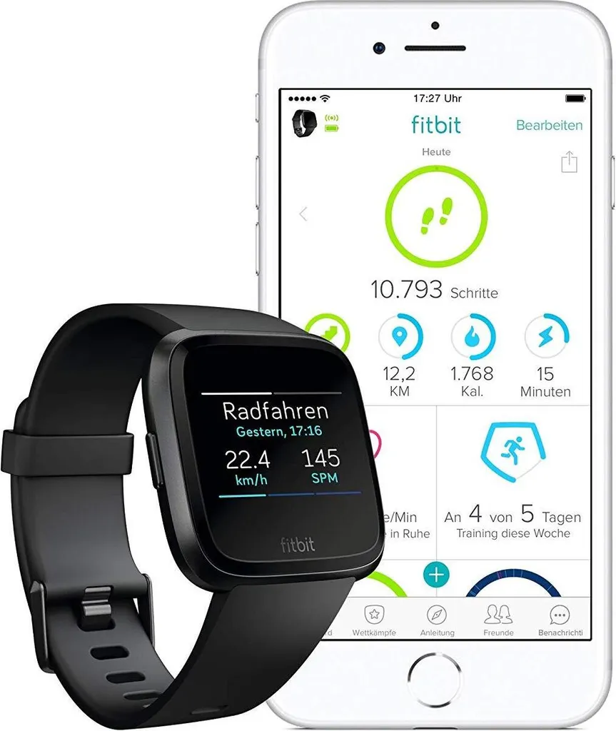 Ne Manquez Plus Rien avec la Fitbit Versa Noir : Notifications et NFC - 11