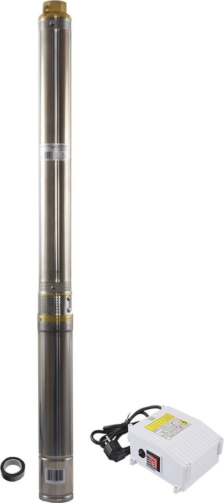 Agora-Tec 3 Zoll Brunnenpumpe Tiefbrunnenpumpe PREMIUM 550W-5.5-46 20m Kabel