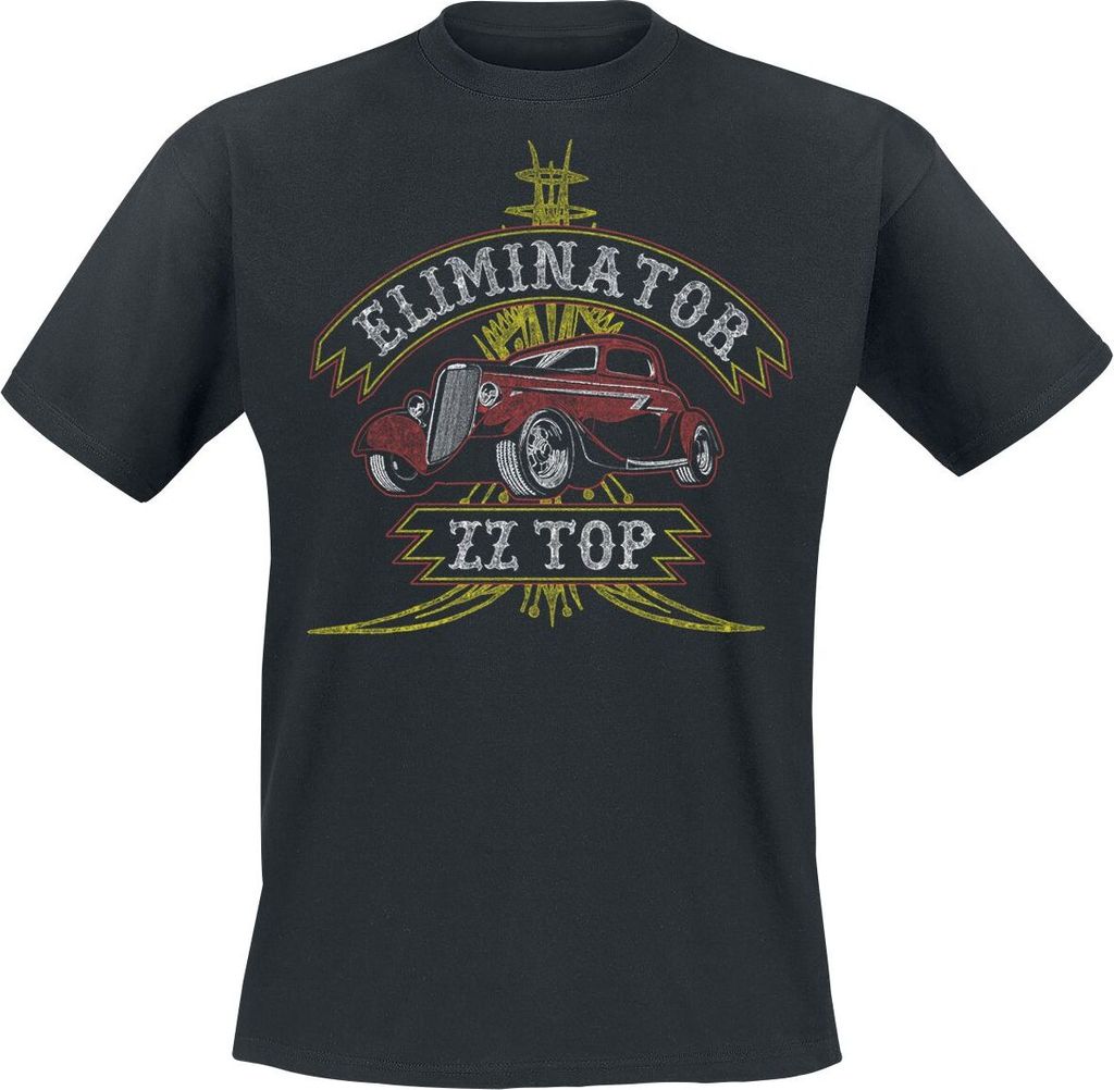 ZZ Top T-Shirt Herren Eliminator Pinstripe schwarz XXL Produktbild 