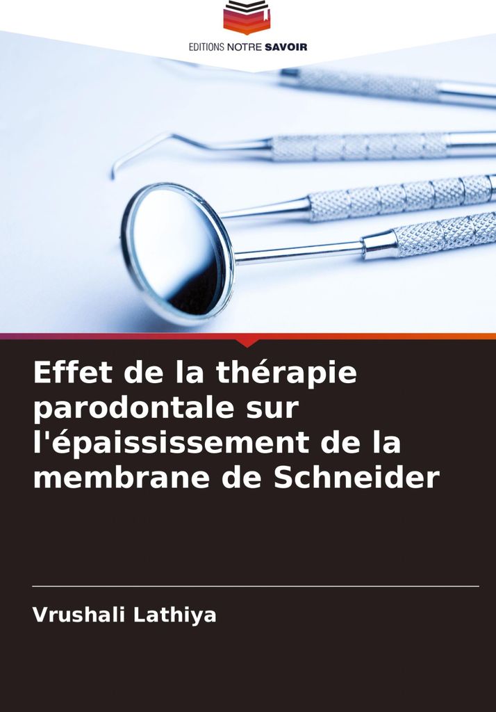 Effet de la thérapie parodontale sur l'épaississement de la membrane de Schneider