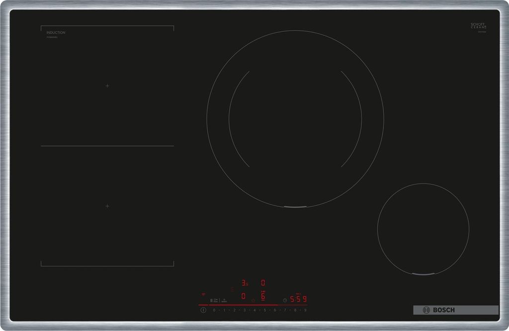 Bosch Serie 6 PVS845HB1E, Schwarz, Integriert, 80 cm, Produktbild 