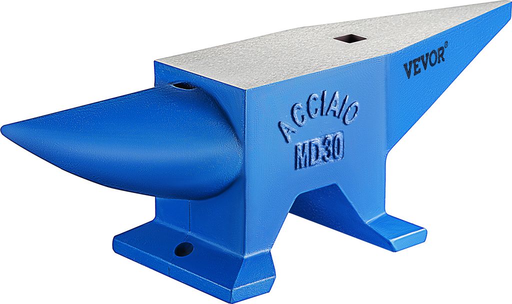 VEVOR Stahl Amboss 30Kg Schmiedeamboss Schmiede Robust Werkstatt Werkzeug 2 Horn