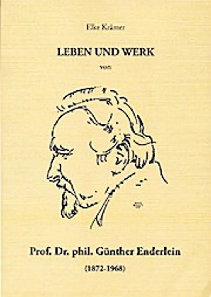 Vie et œuvre du Prof. Dr Phil. Günther Enderlein - Édition Reliée 350p