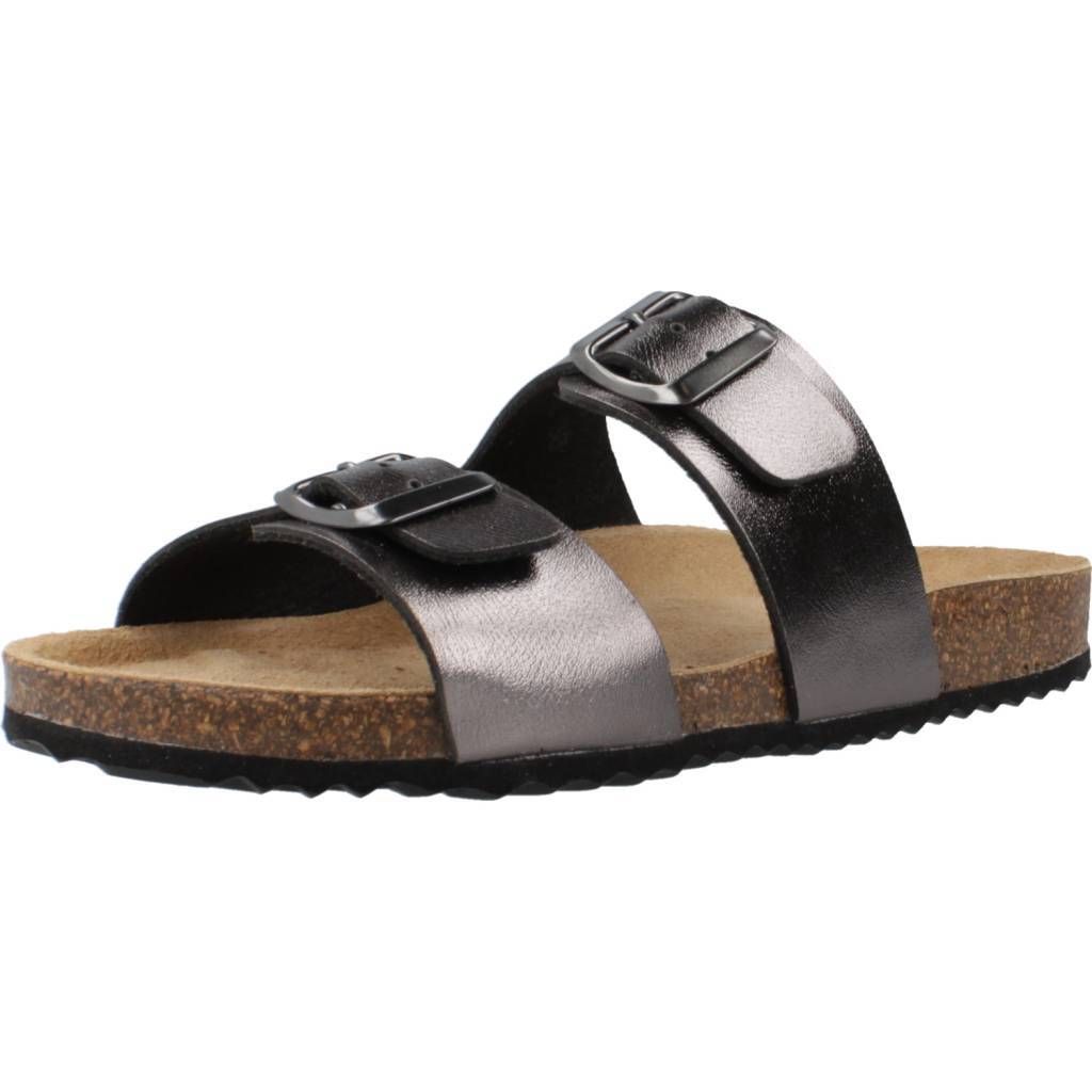 GEOX Sandalette BRIONIA, Glattleder, Beige, Damen