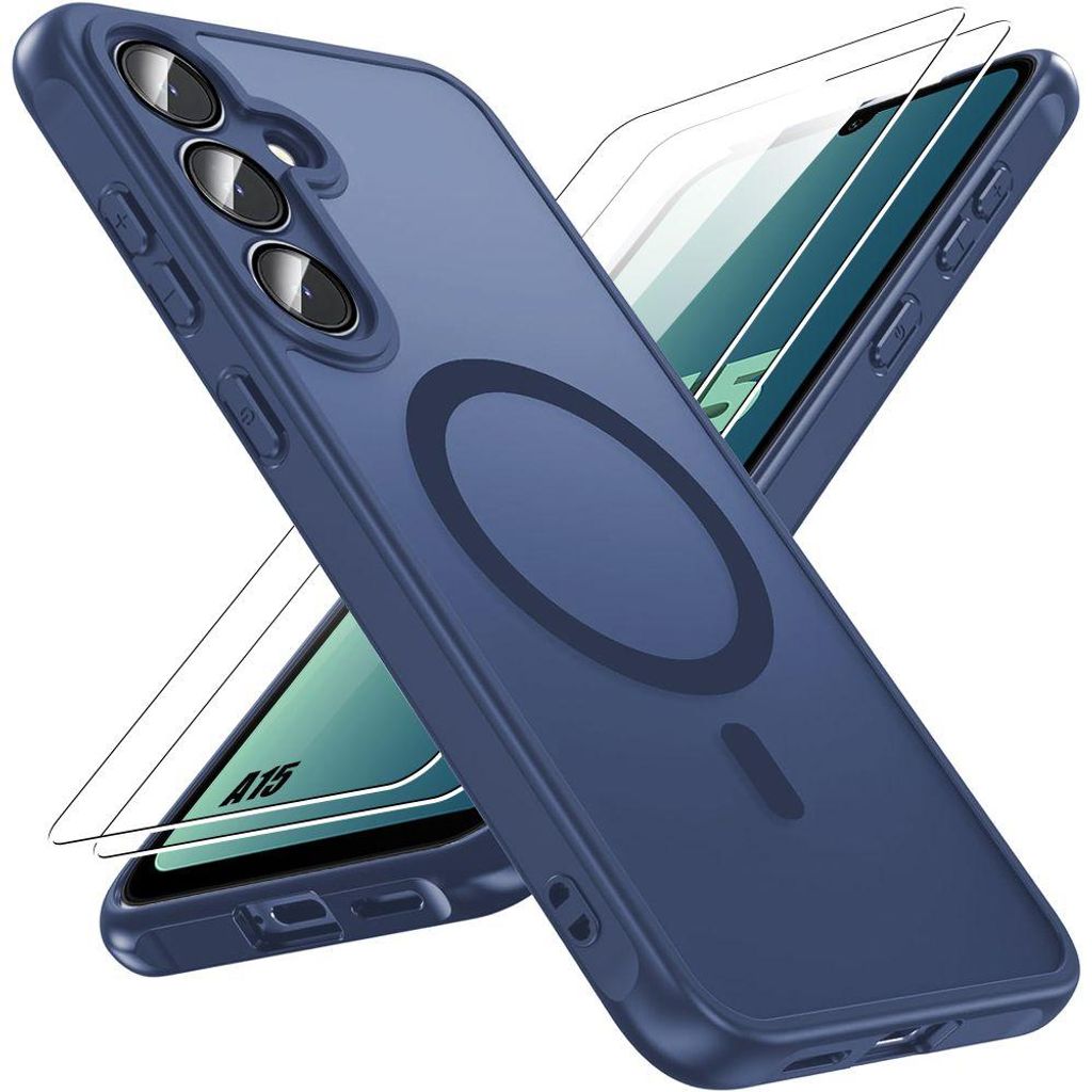 Coque + 2 Verres Trempés pour Samsung Galaxy A15 4G/5G, Image du produit 
