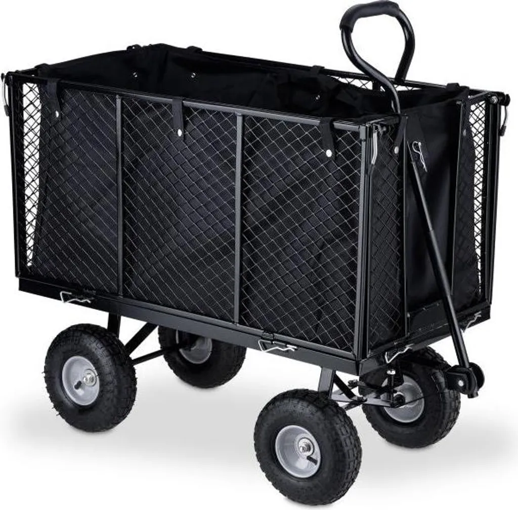 Brouette haute pour le jardinage intensif transport de terre et déchets