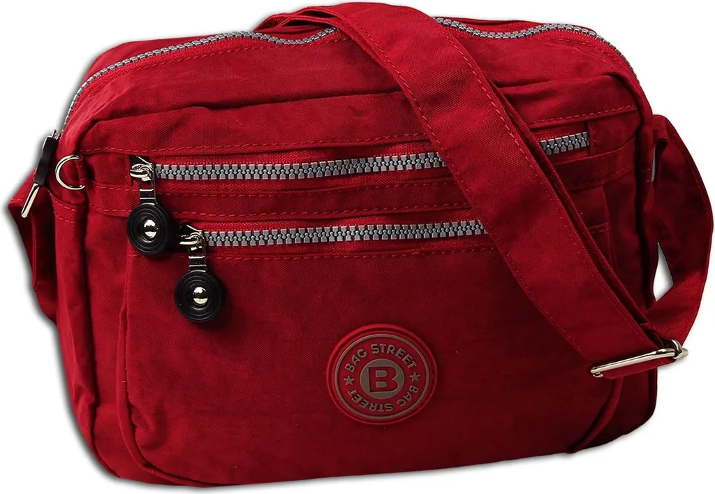 Borsa Viaggio Nylon Rosso Bag Street OTJ202R | Sicura e Leggera