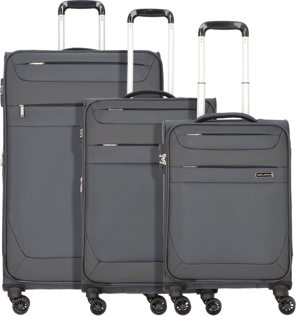 WORLDPACK Trolley-Set 50/60/70 cm *dunkelgrau
