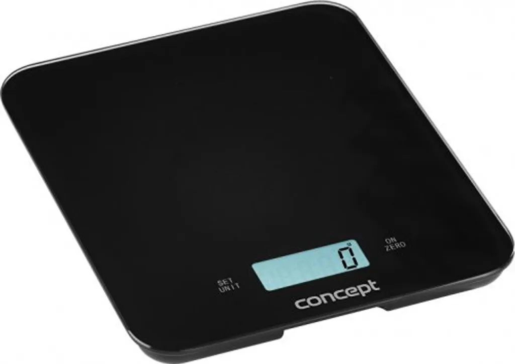 Concept VK5712, Bilancia da cucina elettronica, 15 kg, 1 g, Nero, da banco (posizionamento), Rettangolare