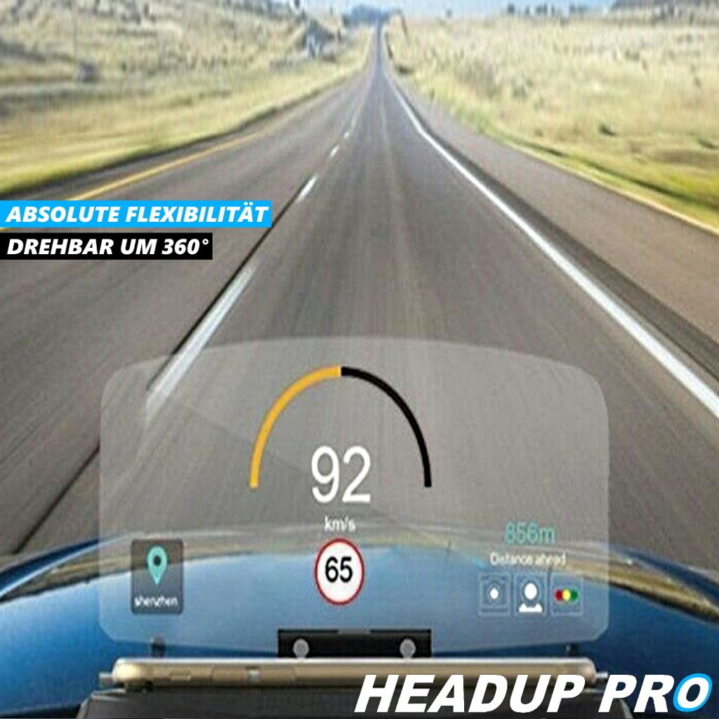 HEADUP PRO Head Up Navigation Display PKW Smartphone HUD Obrázek produktu 5