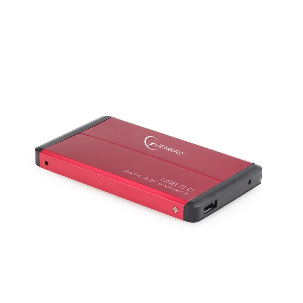 Case HDD 2.5 Gembird EE2-U3S-2-R Rosso | Box Esterno USB 3.0 SATA
