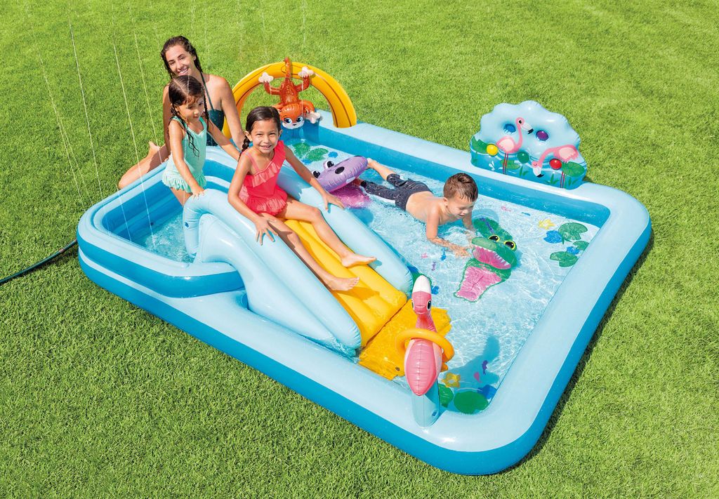 Piscina con area giochi e scivolo per bambini INTEX 57161 Immagine del prodotto 