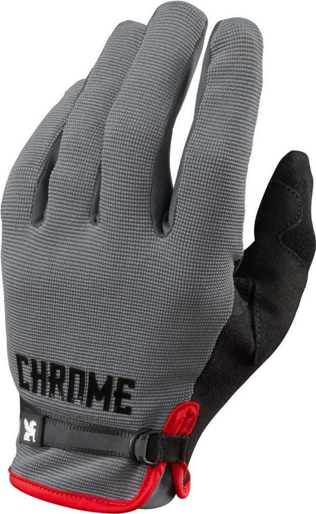 Chrome Cycling 2.0 Handschuhe Schwarz,Grau L Herren Schwarz,Grau L
