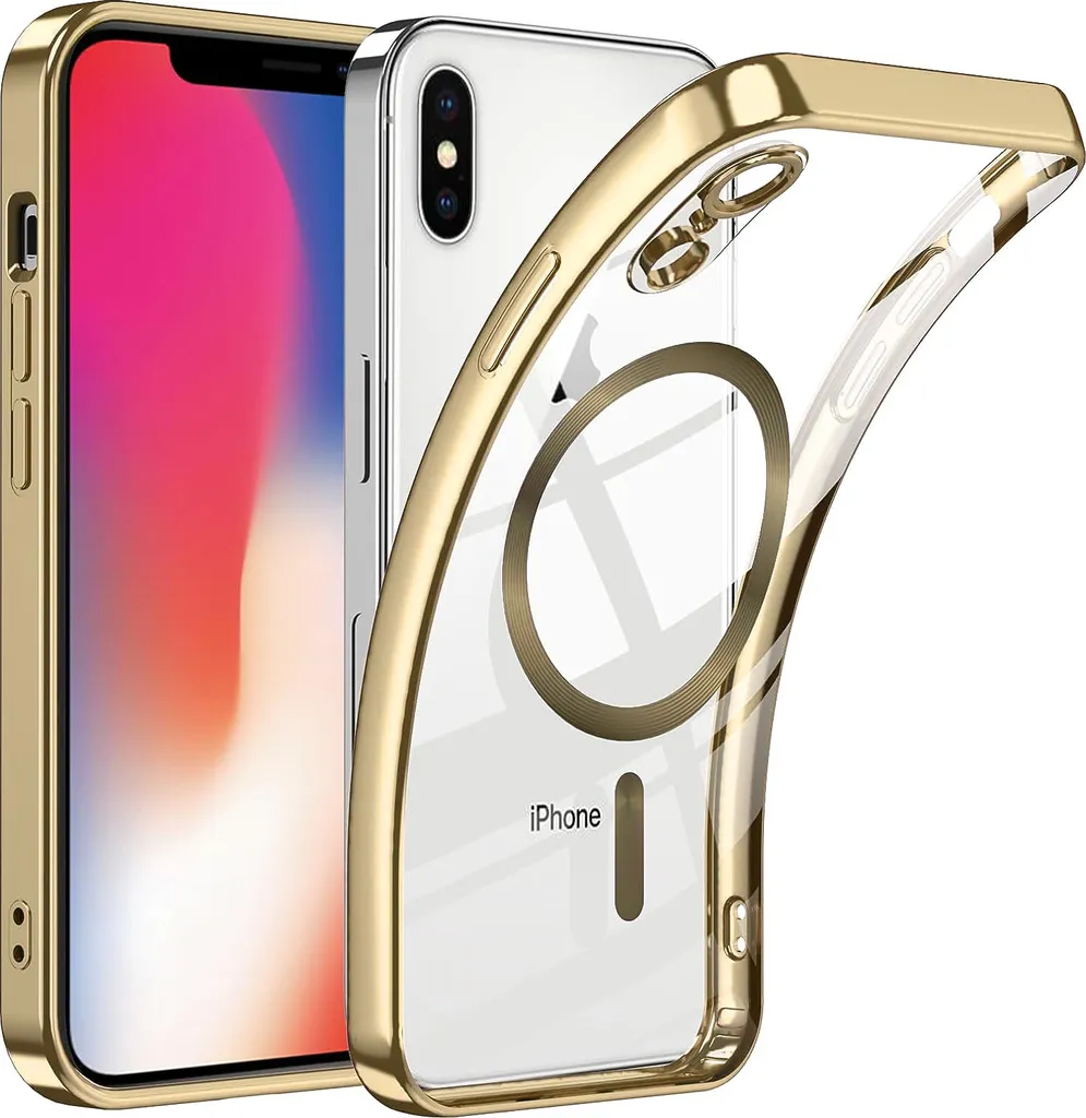 Luxury Case iPhone XS Max Oro: MagSafe Edition con Camera Protection