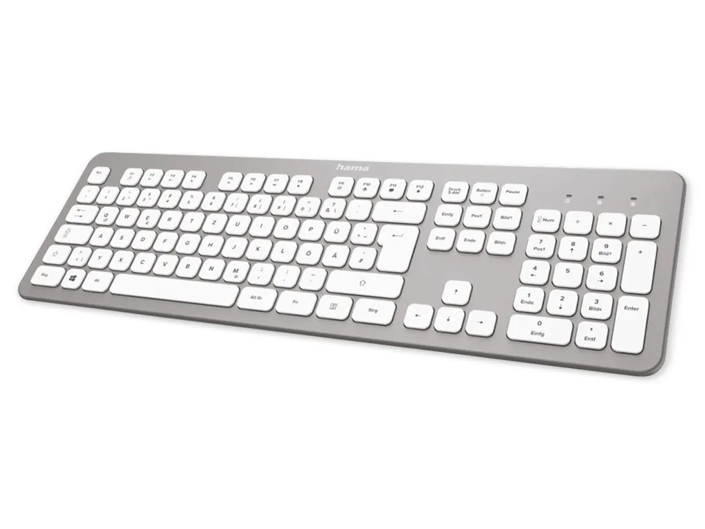 Clavier sans fil Hama KW-700 pour télétravail et bureautique QWERTZ