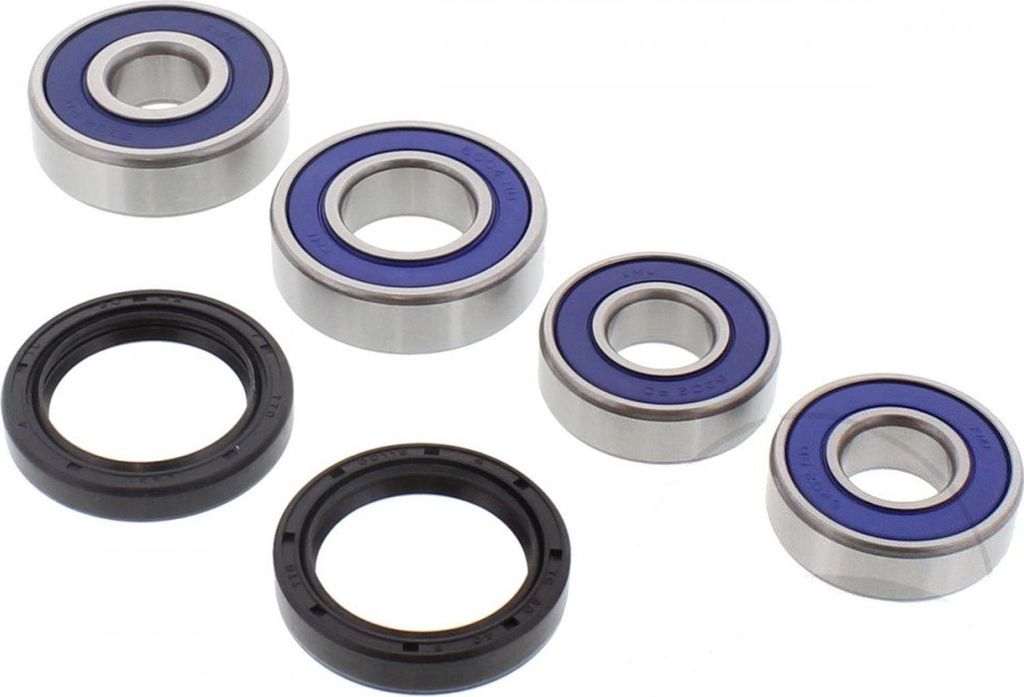 Radlager Satz mit Simmerring für Hinterrad Yamaha BW 80 Big Wheel Baujahr 1986-1990 von All Balls Racing - Neu