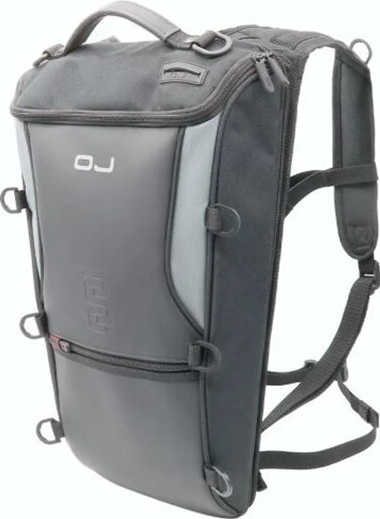 Sac de jambe Oj Kyte Noir et Gris - Taille unique ajustable pour moto