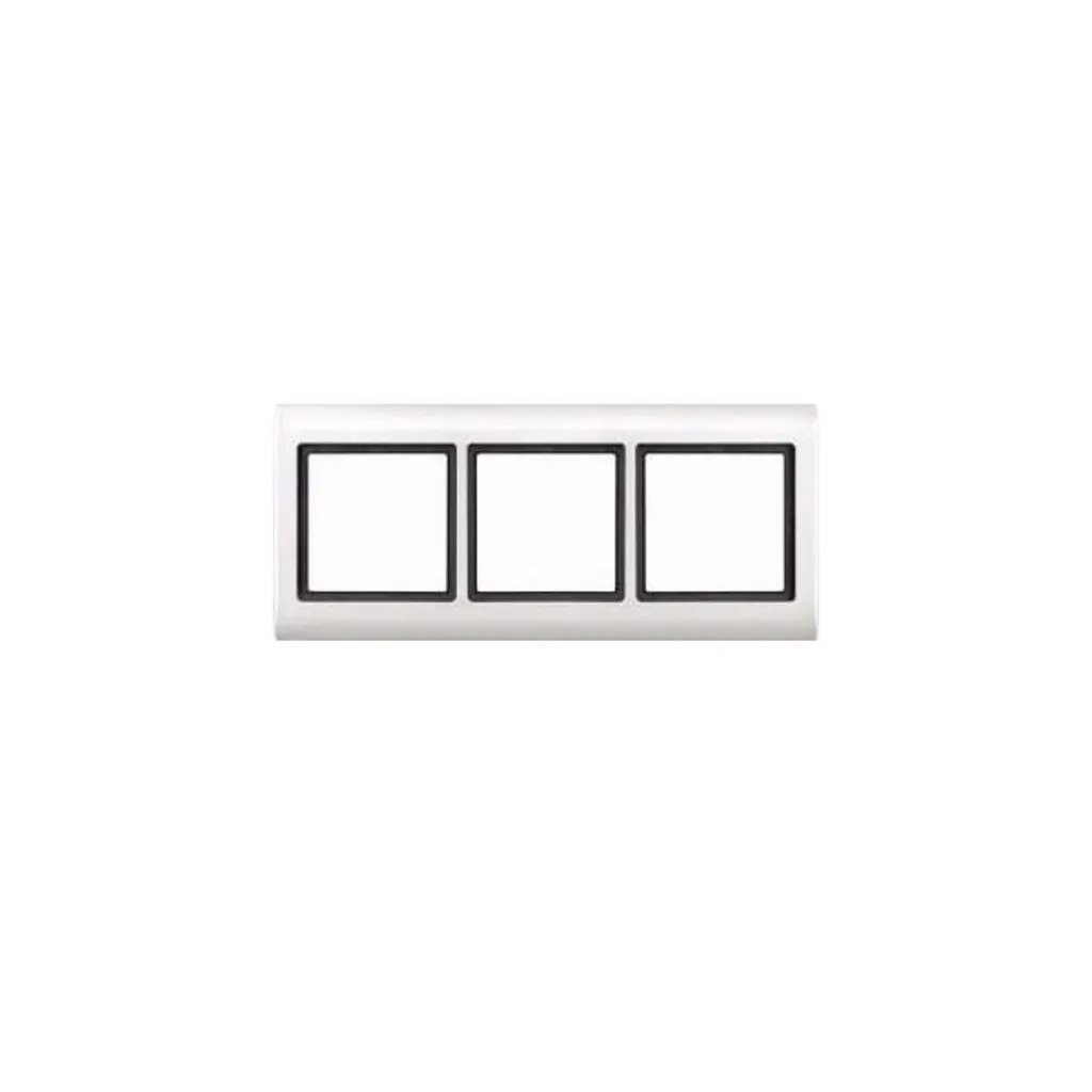 Plaque Triple Merten 400319 AQUADESIGN pour Harmoniser vos Prises