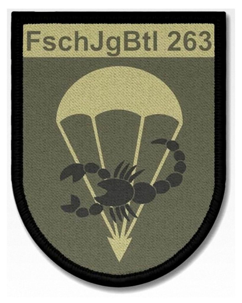 Patch Fallschirmjägerbataillon 263 Tarn Camo Uniformemblem
