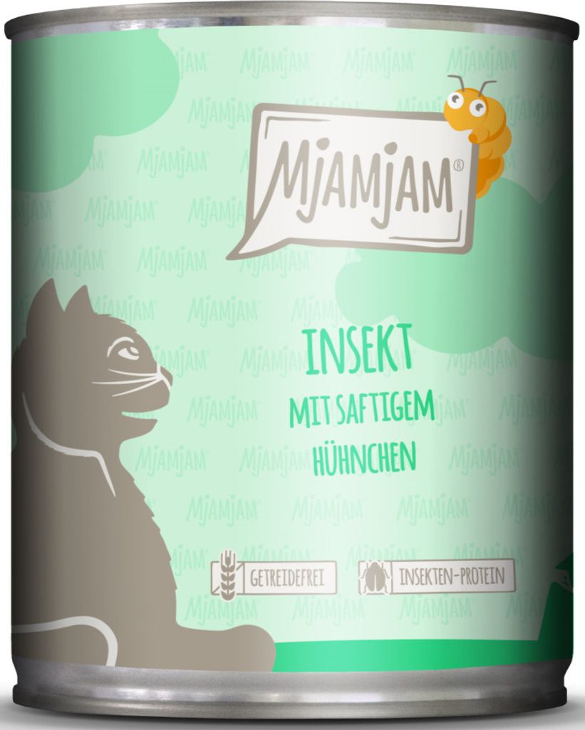 Mjamjam Insekt mit saftigem Hühnchen 800gx6