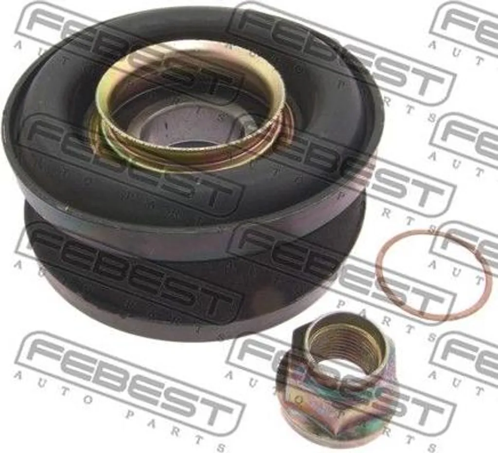FEBEST NCB-001 Cuscinetto centrale, albero cardanico OE 370001AA0A compatibile con 200 SX, Murano, Navara, NP300, Pick-up, Prairie, Primera, Qashqai, Silvia, X-Trail, Koleos