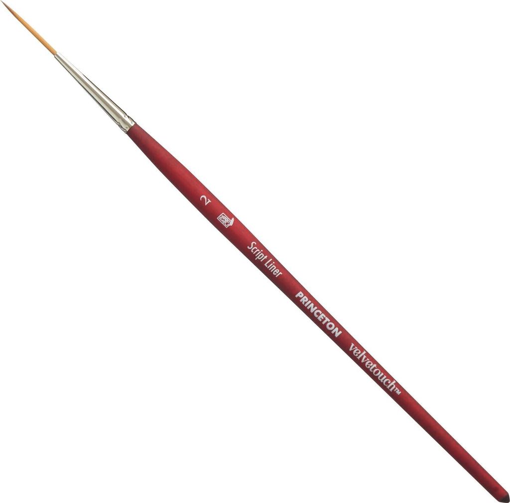 Princeton Brush Velvetouch Multi-Technique Synthetic Script Liner Rundpinsel 2 1 stk