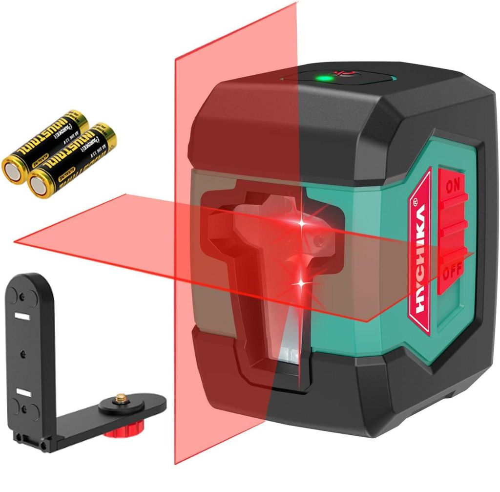 Křížový laser (laserová vodováha) Hychika LL2R10C, zelená Obrázek produktu 
