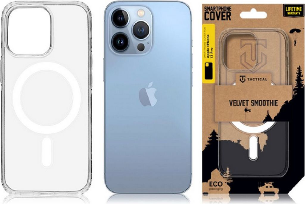 Tactical MagForce Transparent Hardcase Cover für iPhone 13 Pro 6,1" MagSafe Cover Handyhülle