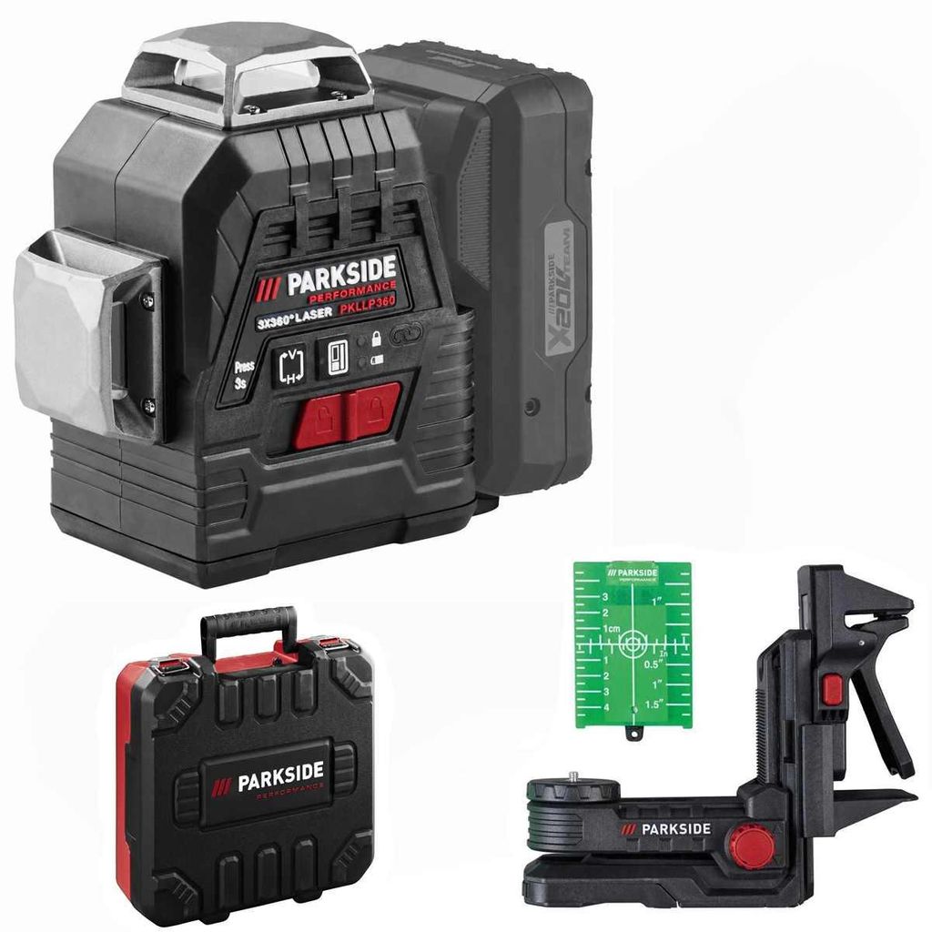 PARKSIDE PERFORMANCE 20V Akku-Kreuzlinienlaser PKLLP 3360 Produktbild 
