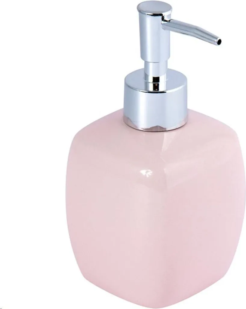 MSV Louise Rosa Dispenser: Il Portasapone in Ceramica Antiscivolo