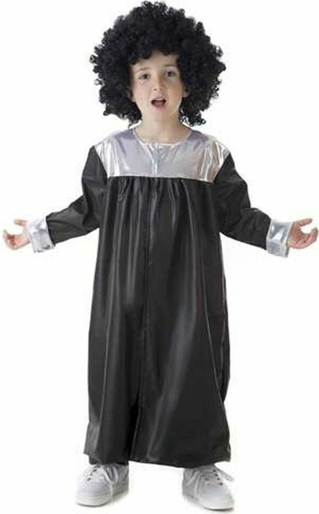 Verkleidung für Kinder Gospel Silberfarben Schwarz (1 Produktbild 
