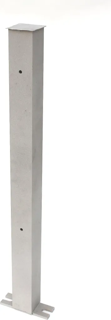 Poteau en aluminium pour clôture de jardin 80 cm robuste anthracite