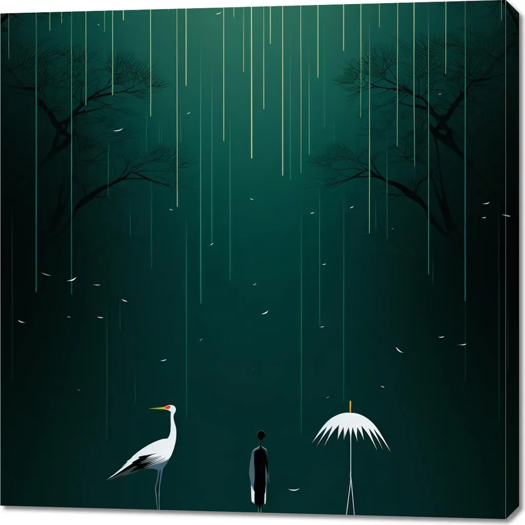 Tableau 100x100 Rêves nocturnes - Habillez vos grands murs vides avec art