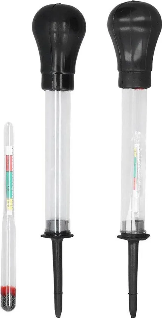 Contrôleur de densité d'acide pour batterie de voiture et moto - Lot 2